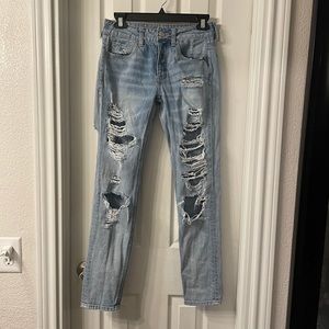 Super cute AmericanEagle high waisted ripped jeans